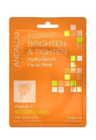 Andalou Naturals Hydro Serum Facial Mask Brightening & Tighten 0.6oz Mask