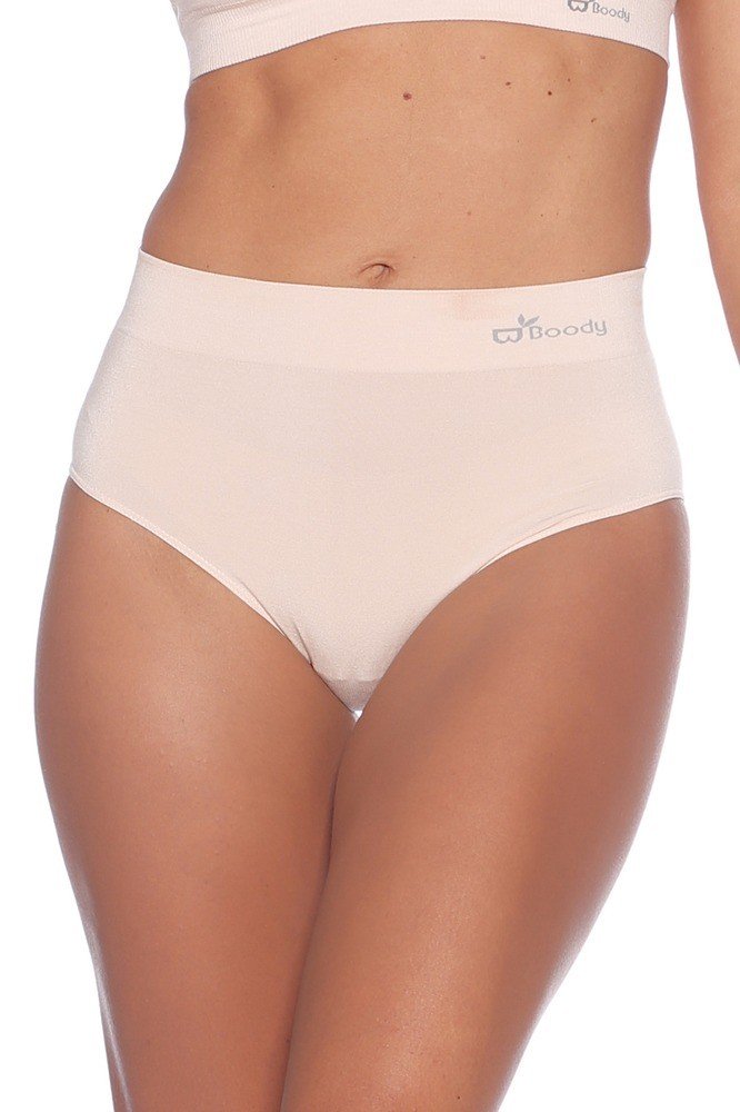 Boody Organic Bamboo Full Brief Nude Medium Pack