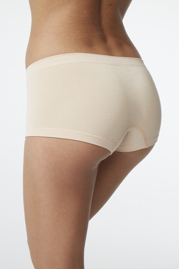 Boody Organic Bamboo BoyLeg Briefs Nude Medium-Large Pack