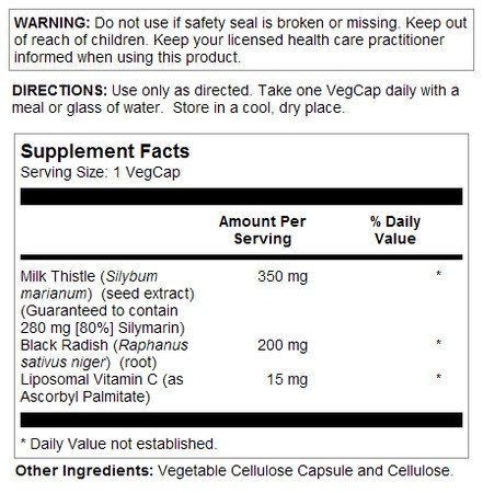 Solaray Silymarin Special Formula 60 VegCap