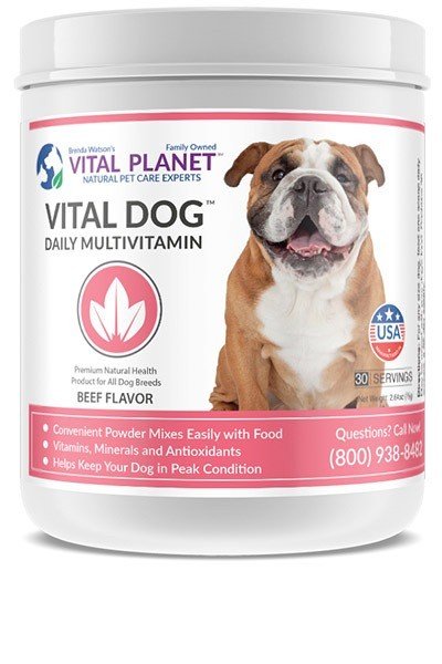 Vital Planet Vital Dog Daily Multivitamin 30 Serving Powder