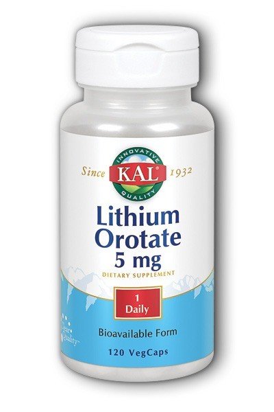 Kal Lithium Orotate 120 VegCap