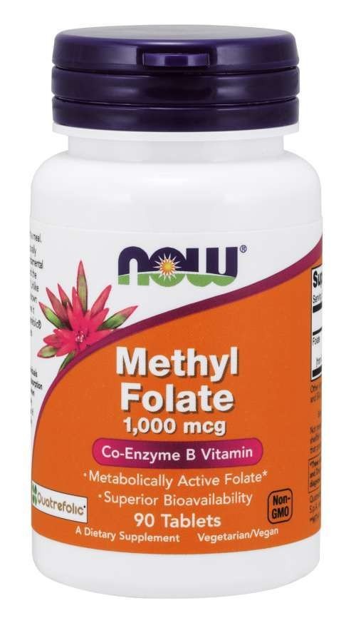 Now Foods Methyl Folate 1,000 mcg 90 Tablet