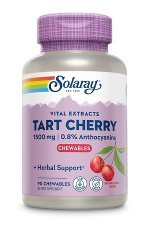 Tart Cherry | Solaray Vital Extracts | 0.8% Anthocyanins | Vegan | Herbal Support | Dietary Supplement | VitaminLife