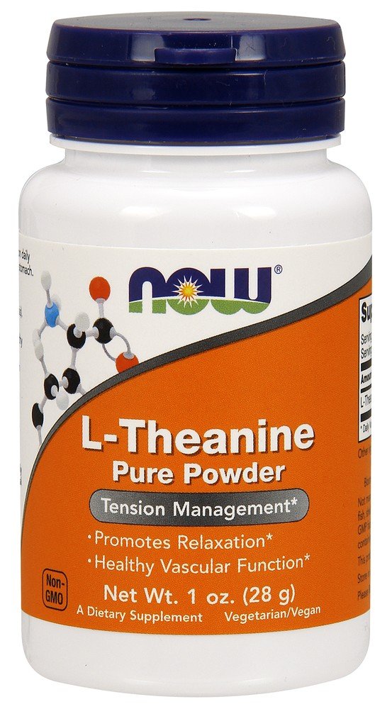 Now Foods L-Theanine Pure Powder 1 oz Powder