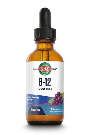 Kal B-12 Dropins Grape 2 fl oz Liquid