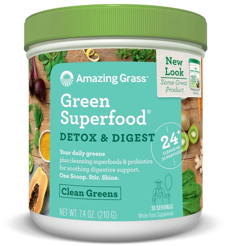 Amazing Grass Detox & Digest GSF 7.4 oz (210 g) Powder