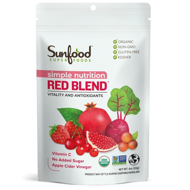 Sunfood Simple Nutrition, Red Blend 4 oz Powder