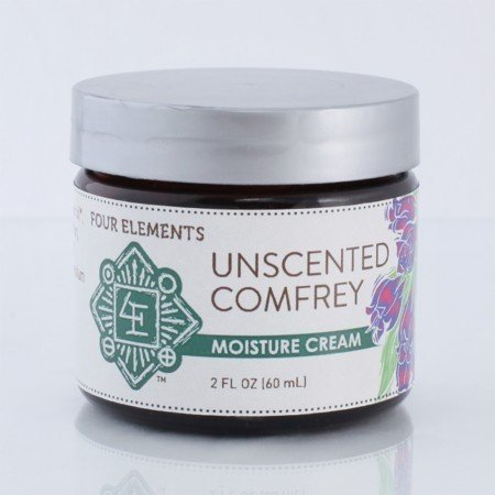 Four Elements Organic Herbals Unscented Comfrey Cream 2 oz Cream