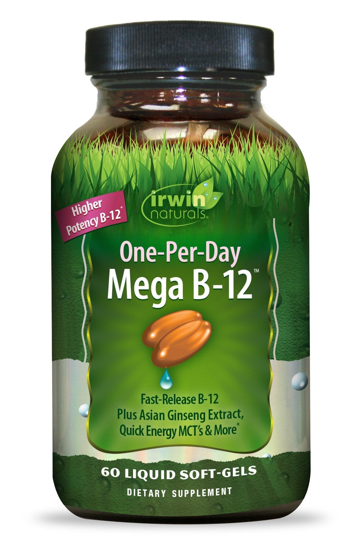 Irwin Naturals One-Per-Day-Mega B-12 60 Softgel