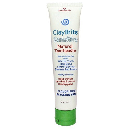 Zion Health ClayBrite Sensitive Natural Toothpaste 4 oz Paste