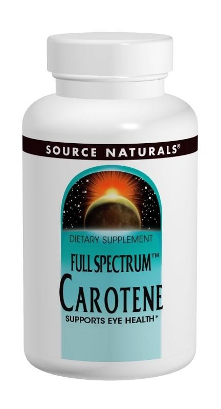 Source Naturals, Inc. Full Spectrum Carotene 120 Softgel