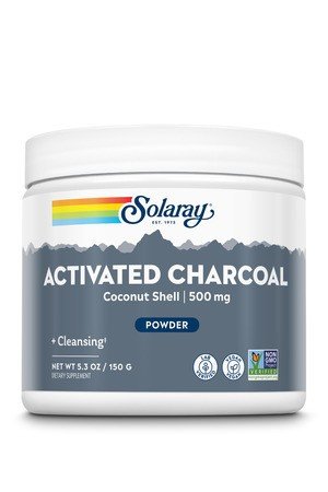 Solaray Activated Charcoal Powder Unflavored 5.3 oz Powder