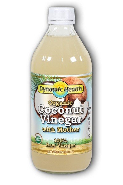 Dynamic Health Coconut Vinegar w/Mother Certified Organic 16 oz Liquid