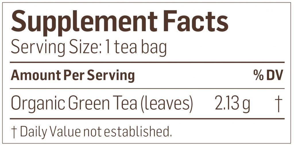 Alvita Tea Green Tea Decaffeinated 24 Bag