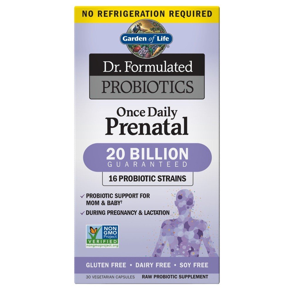 Garden of Life Dr. Formulated Probiotics Once Daily Prenatal No Refrigeration Required 30 Capsule