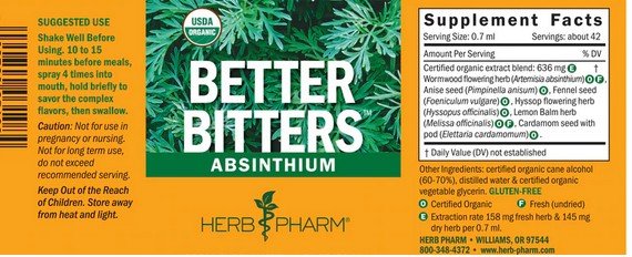 Herb Pharm Better Bitters Bittersweet 2 oz Liquid