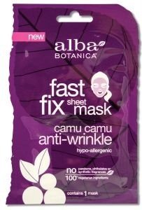 Alba Botanica Fast Fix Camu Camu Anti-Wrinkle Sheet Mask 1 Packet