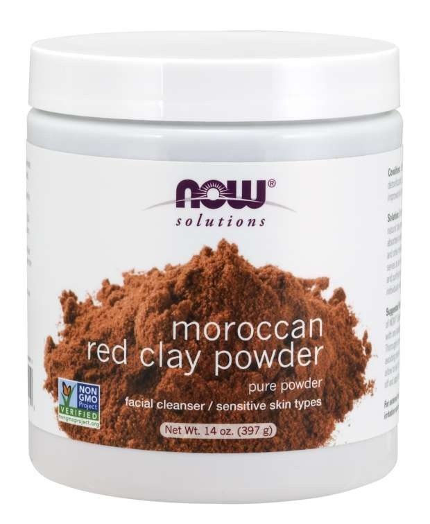 Now Foods Moroccan Red Clay 14 oz Powder