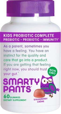 SmartyPants Kids Probiotic Complete Strawberry Creme 60 Gummy