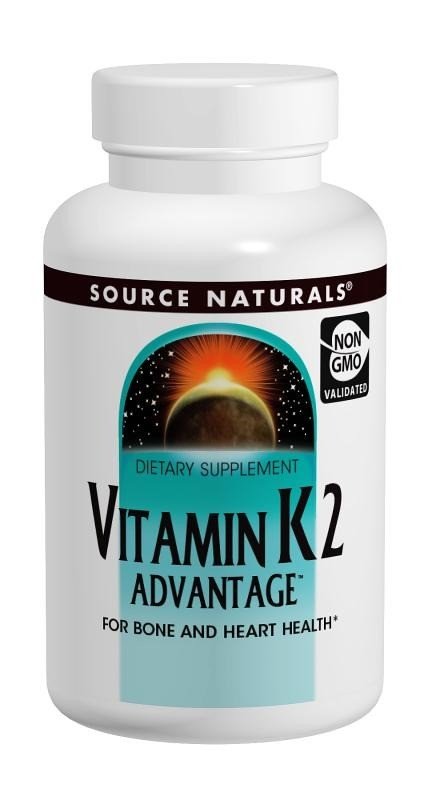 Source Naturals, Inc. Vitamin K2 Advantage 120 Tablet