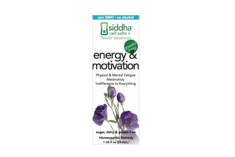 Siddha Flower Essences Energy &amp; Motivation 1 fl oz Liquid