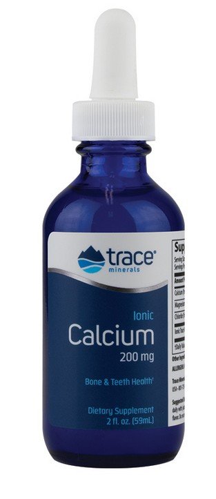 Trace Minerals Liquid Ionic Calcium - 200mg 2 fl oz Liquid