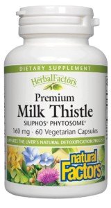 Natural Factors Premium Milk Thistle Siliphos Phytosome 60 VegCap