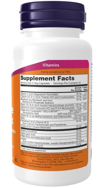 Now Foods Co-Enzyme B-Complex - Updated Formula 60 VegCap