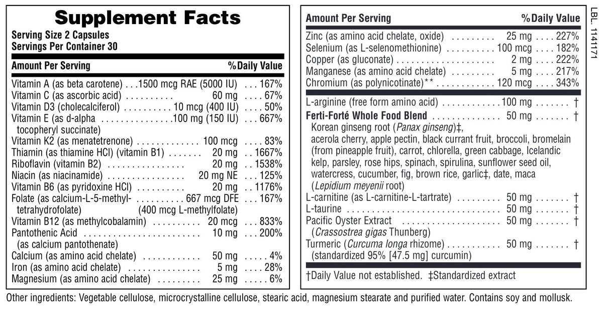 Nature&#39;s Plus Pro Creation Male Fertility Support 60 Capsule