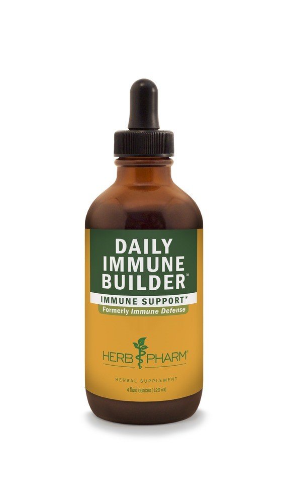 Daily Immune Builder | Herb Pharm | Immune Support | Herbal Supplement | 4 fluid ounces or 120 milliliters | VitaminLife