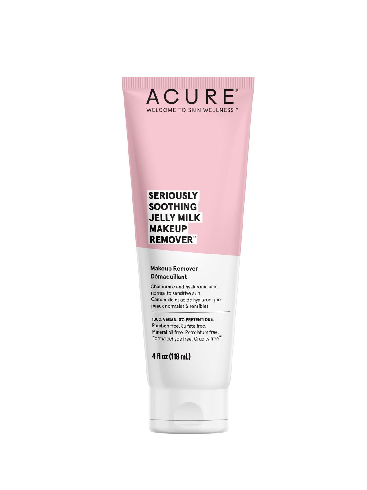 Acure Seriously Soothing Jelly Milk Makeup Remover 4 fl oz Liquid