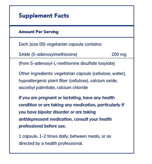 Pure Encapsulations SAMe 60 Capsule