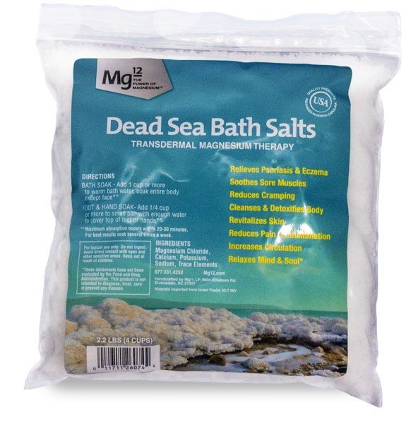 Mg12 Dead Sea Bath Salts 2.2 lb Powder