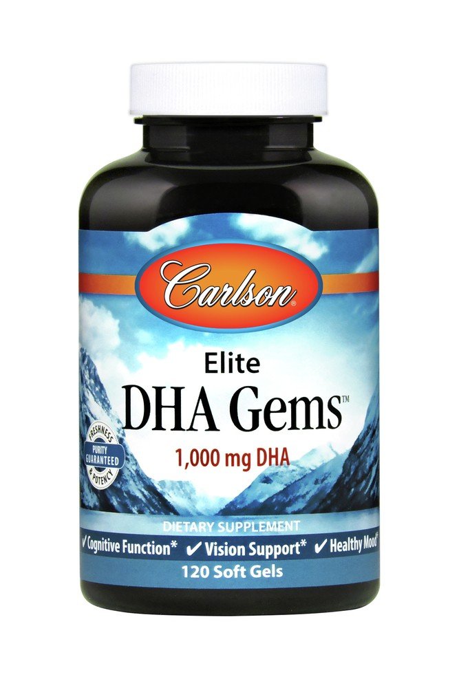 Carlson Laboratories Elite DHA Gems 120 Softgel