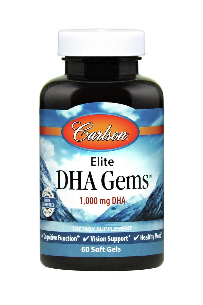 Carlson Laboratories Elite DHA Gems 60 Softgel