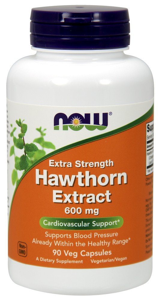 Now Foods Hawthorn Extract 600 mg, Extra Strength 90 VegCap