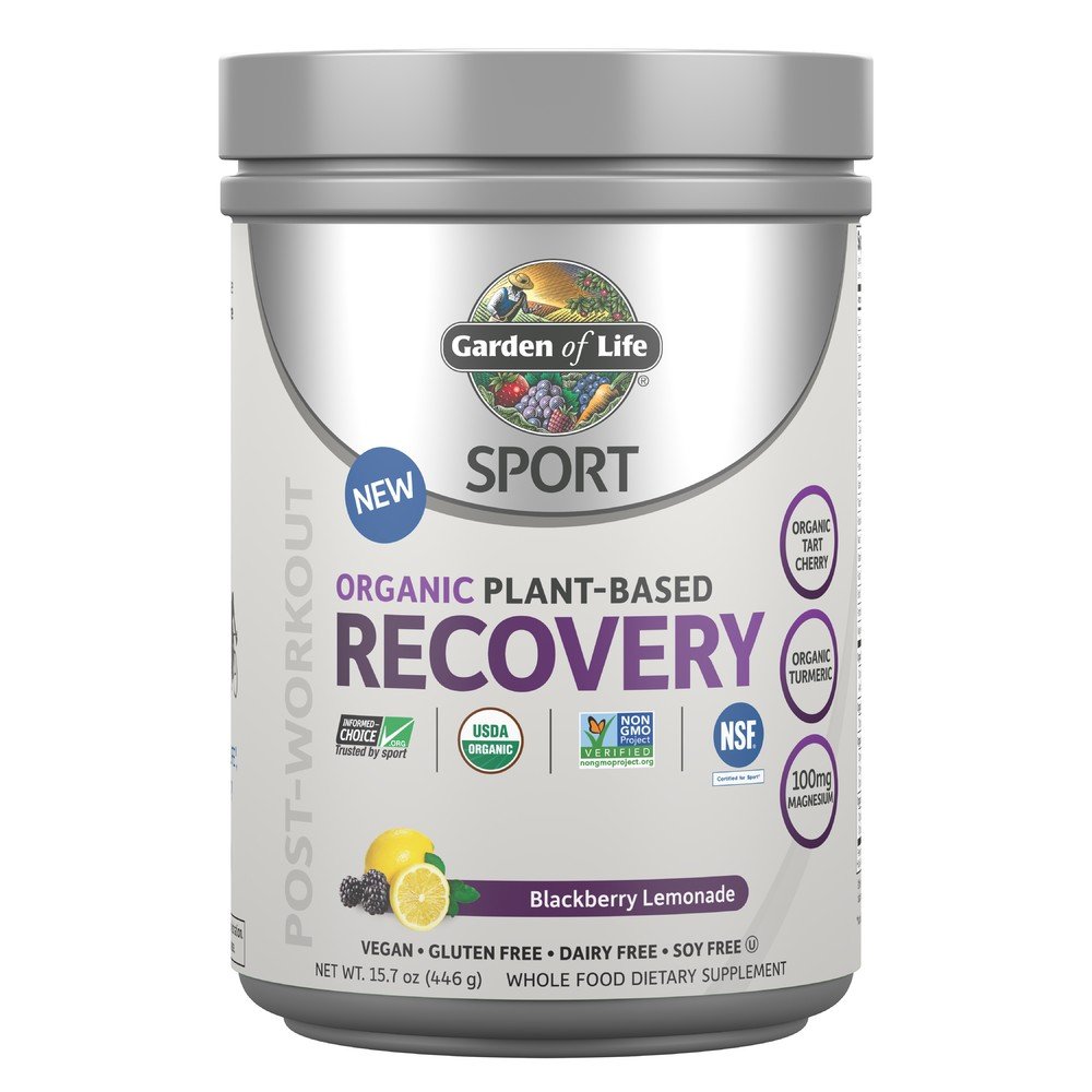 Garden of Life Sport Organic Plant-Based Recovery Blackberry Lemonade 446 grams Powder
