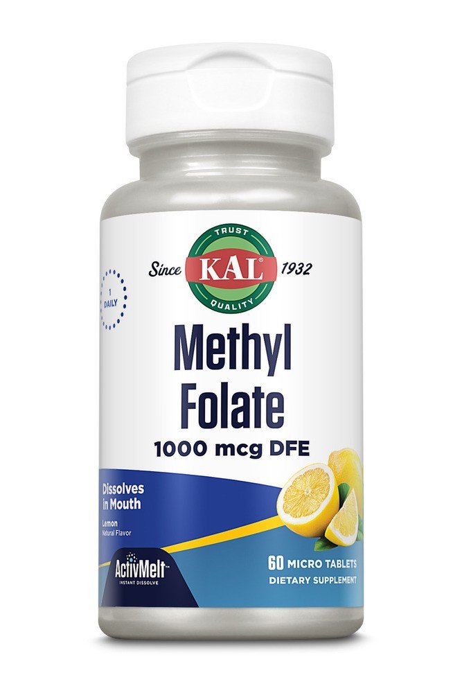 Kal Methyl Folate ActivMelt Lemon 60 Lozenge