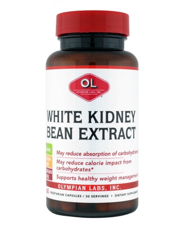 Olympian Labs White Kidney Bean Extract 1200 mg 60 VegCap