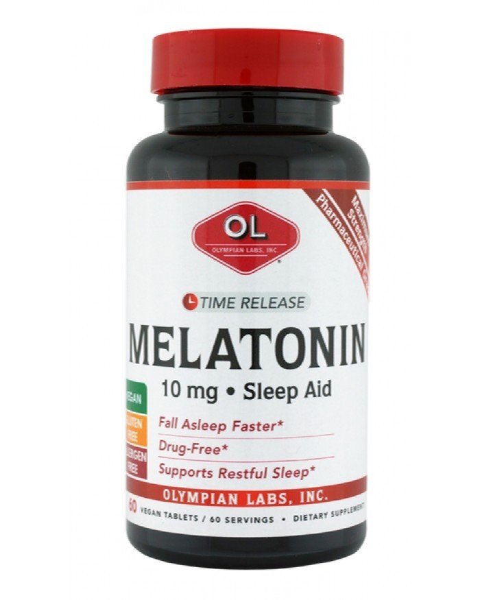 Olympian Labs Melatonin Timed Release 10 mg 60 Tablet