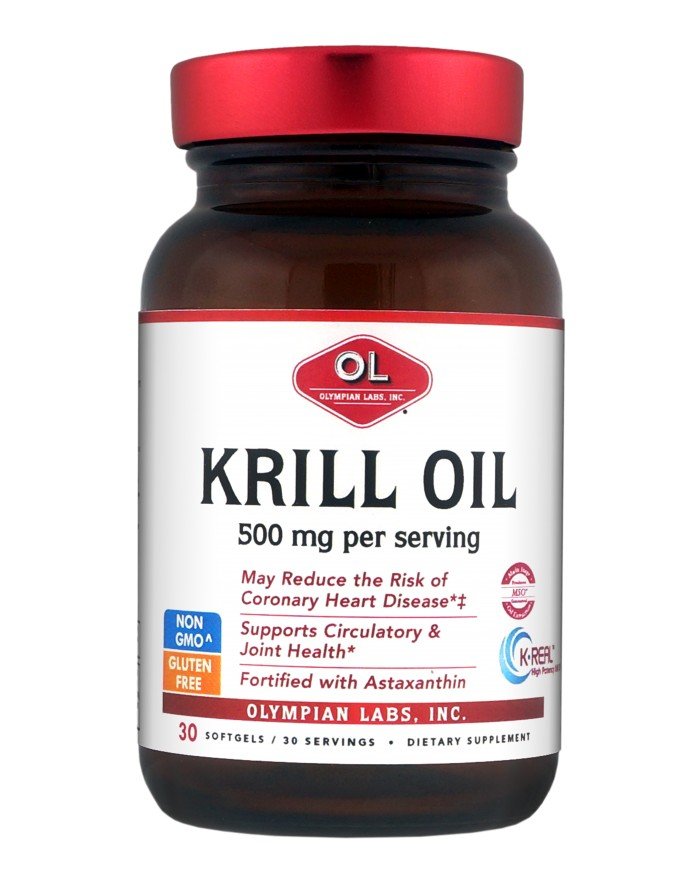 Olympian Labs Krill Oil 500 mg 30 Softgel