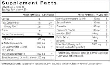 Barlean&#39;s Intestinal Repair Mixed Berry 6.35 oz Powder