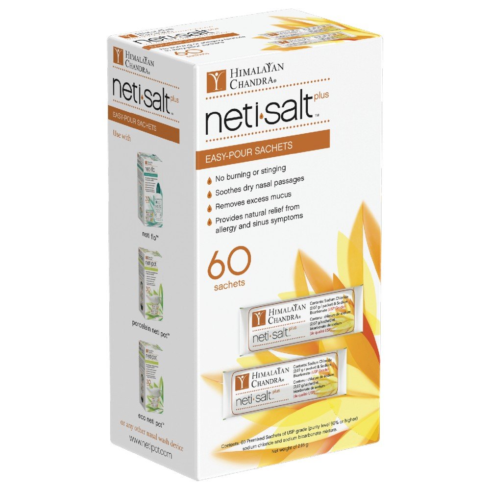 Himalayan Chandra Neti Salt Sachets 60 ct Box