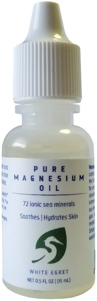 White Egret INC Pure Magnesium Oil .5 oz Oil