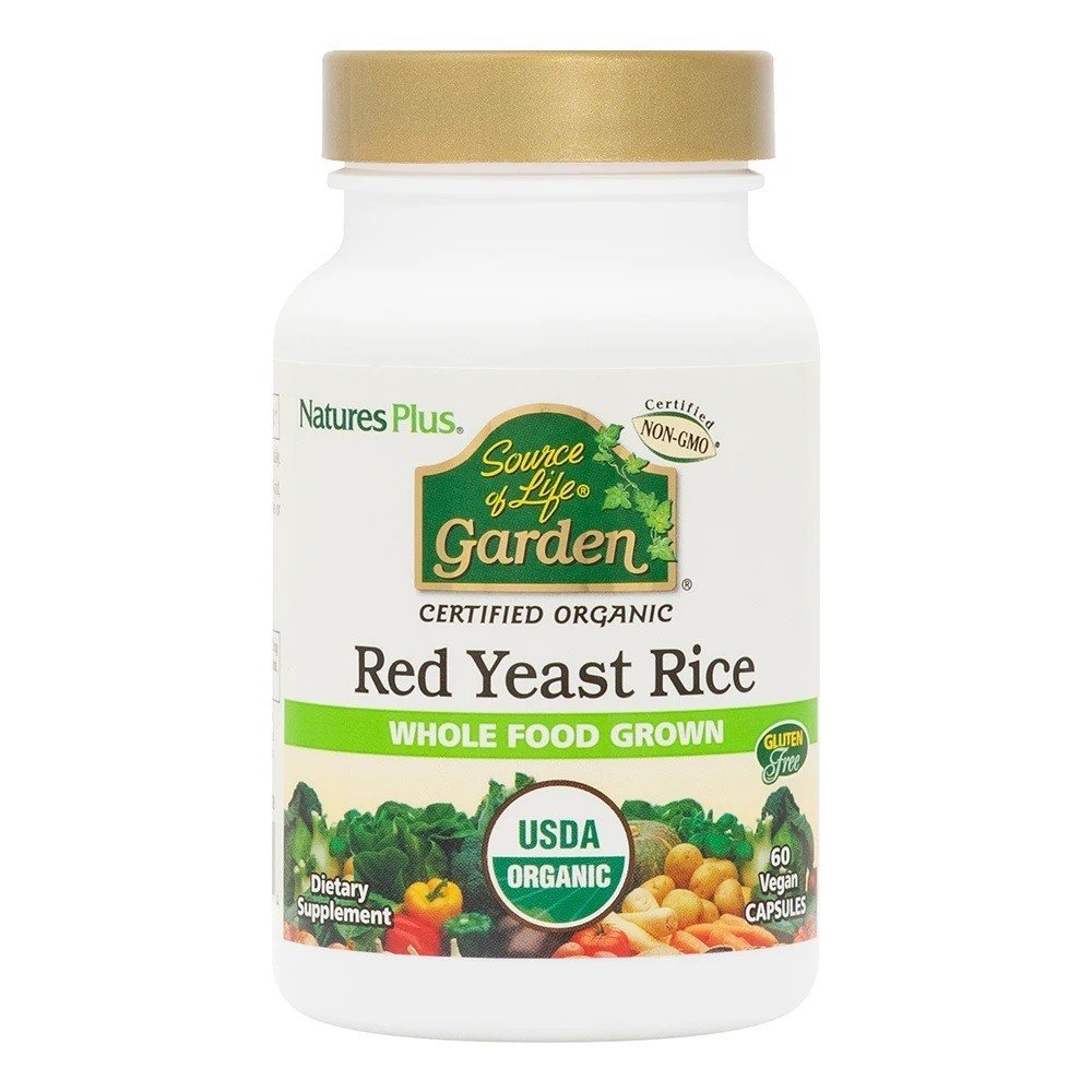 Nature's Plus Source Of Life Garden Red Yeast Rice 600 mg 60 Capsule