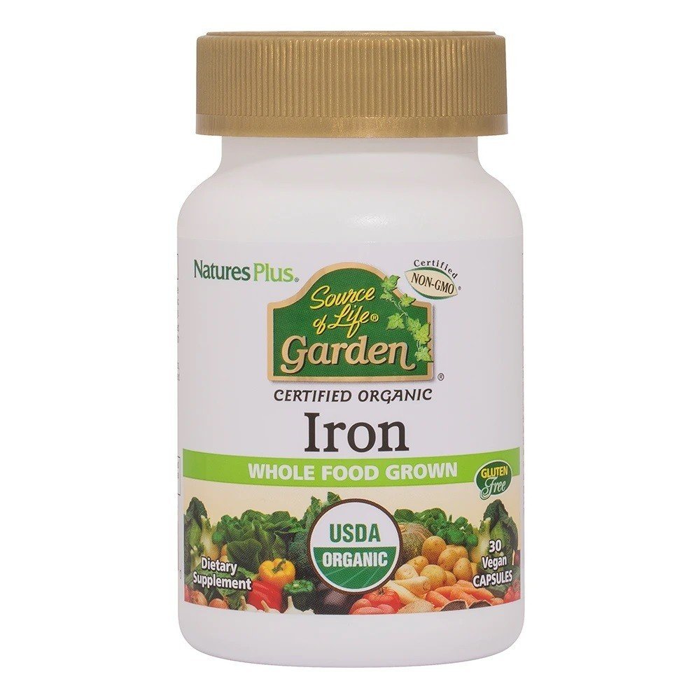 Nature's Plus Source Of Life Garden Iron 18 mg 30 Capsule