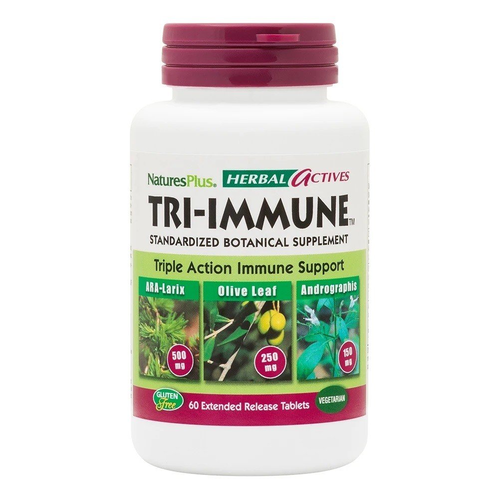 Nature&#39;s Plus Tri-Immune 60 Extended Release Tablet