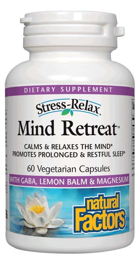 Natural Factors Stress-Relax Mind Retreat 60 VegCap