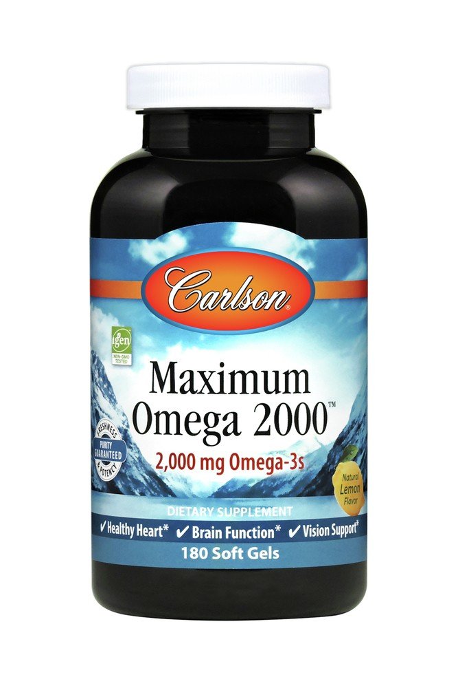 Carlson Laboratories Maximun Omega 2000 180 Softgel